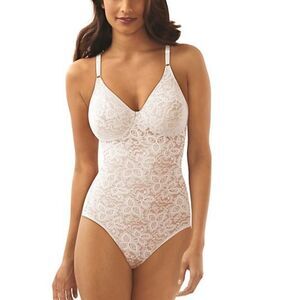 Bali lace n smooth bodysuit Beige 40DD NWT‎ in packaging